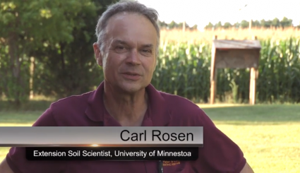 Carl Rosen, Extension Soil Scientist, University of Minnesota.