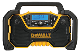 A dewalt bluetooth radio.